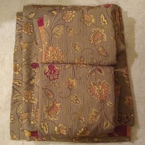 Curtains - 3 panels 52W x 84L